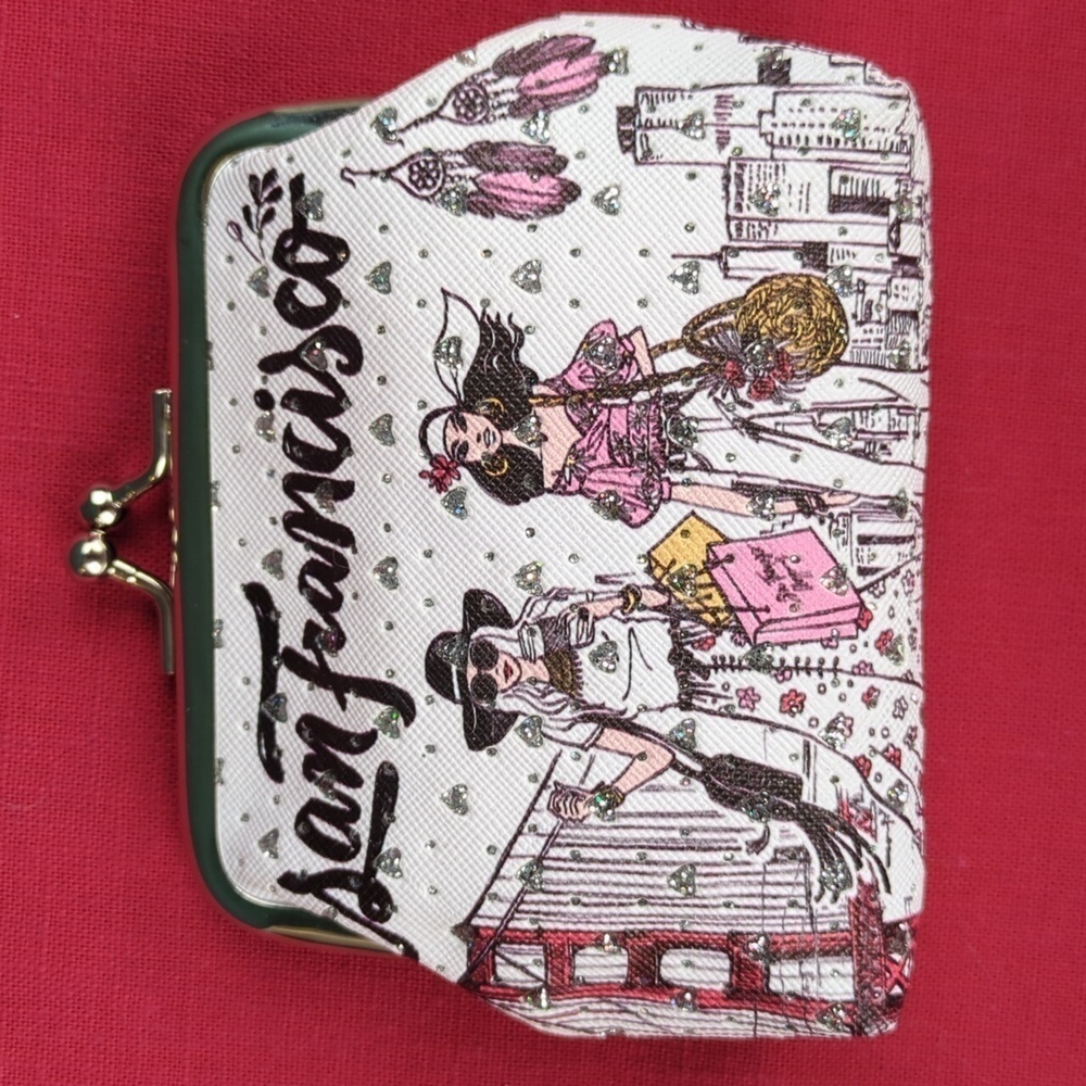 San Francisco Crystal Change Purse